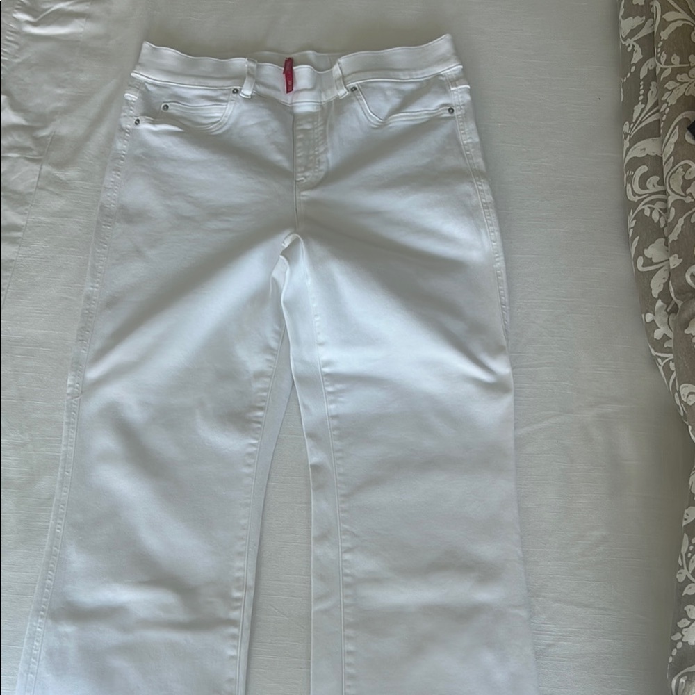 Classic White Straight Leg Jeans